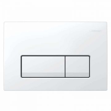 Clapeta cu actionare dubla Geberit  Delta 51 alb alpin