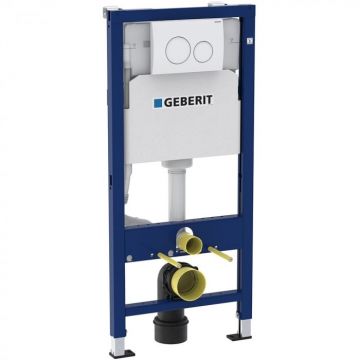Set rezervor Wc Incastrat Geberit cu set fixare si clapeta alba Duofix Delta Set rezervor Wc Incastrat Geberit cu set fixare si clapeta alba Duofix Delta