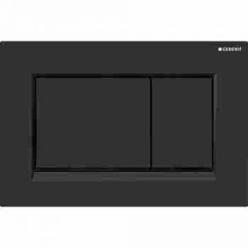 Clapeta actionare rezervor wc negru mat lacuit Geberit Sigma30