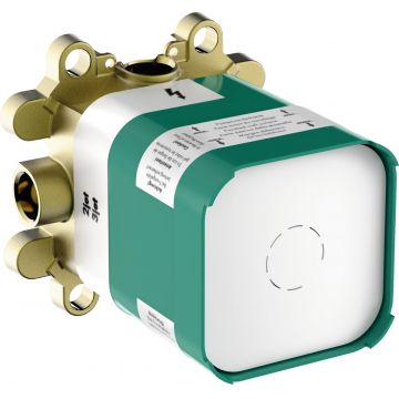 Corp incastrat Axor pentru palarie de dus ShowerSolutions cu 2 jeturi si brat