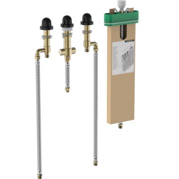Set baza ingropat simplu Hansgrohe pentru baterii cu 4 elemente si sBox