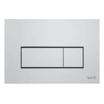 Clapeta actionare WC VitrA Root Square, finisaj crom lucios   740-2380