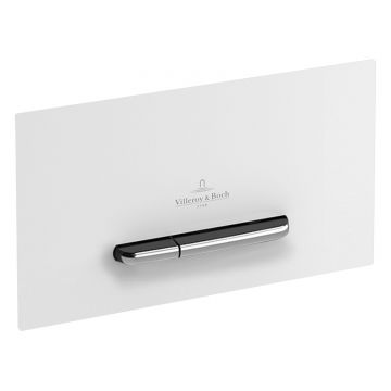 Clapeta Villeroy & Boch ViConnect 300S  Matt White  detalii crom