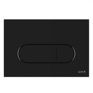 Placa de clatire rotunda Root, negru lucios   740-2250