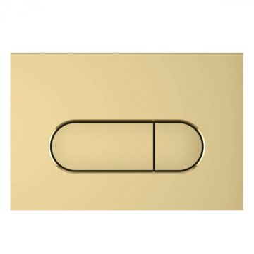 Placa de spalare   clatire rotunda Root, auriu lucios    740-2224