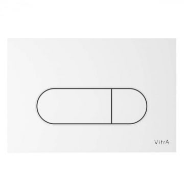 Placa de Spalare VitrA Root Round, Alb, cu buton de apasare    740-2200