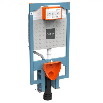 Rezervor WC incastrat montaj rapid 2.5 4 lt pentru pereti usoare din gipscarton 8cm, montaj pe pardoseala   768-4800-02